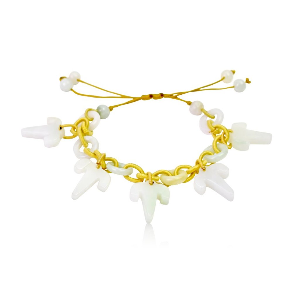Aries Astrology Handmade Jade Bracelet
